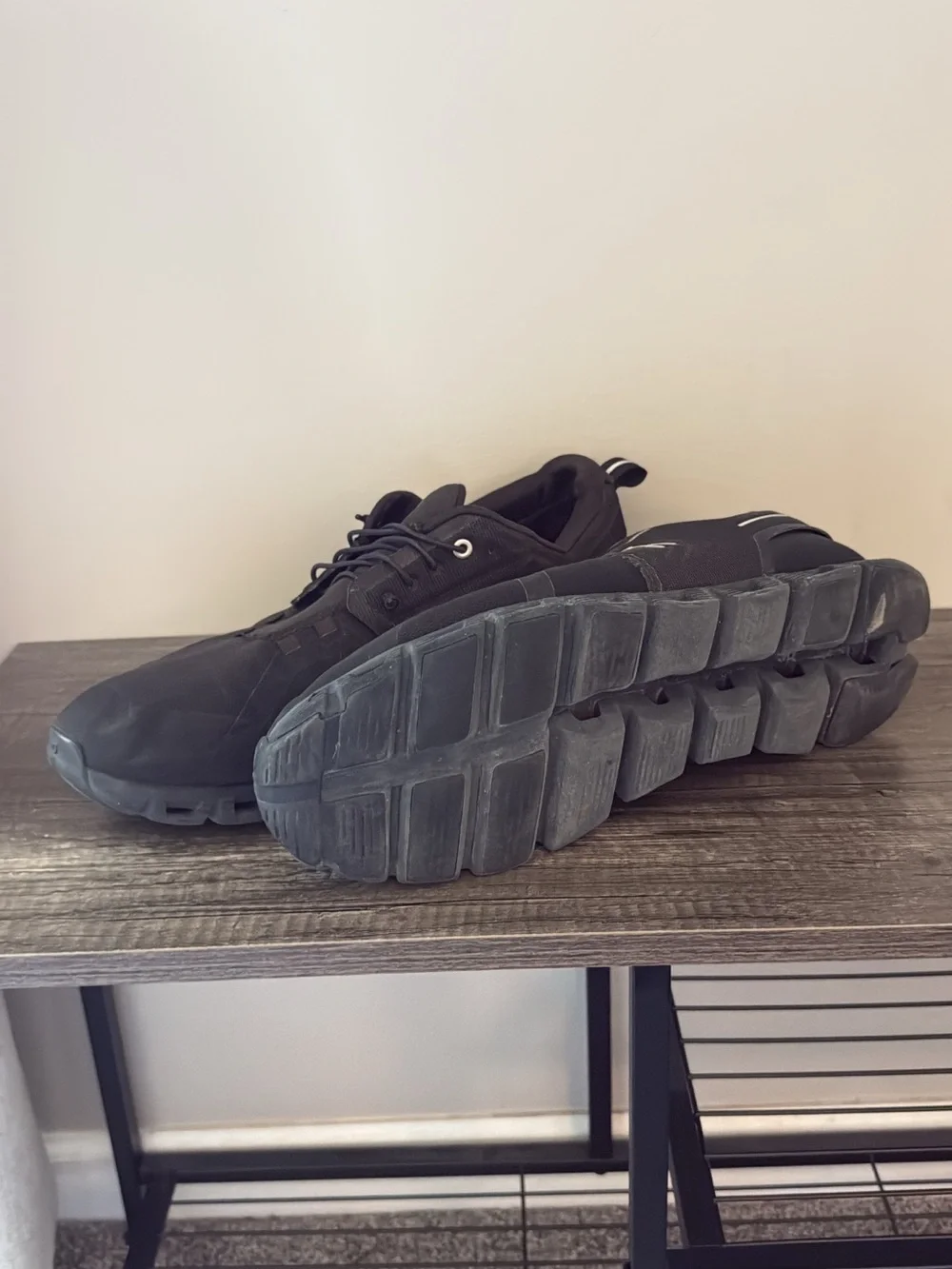 On Running Black Cloud Athletic Sneakers for Men